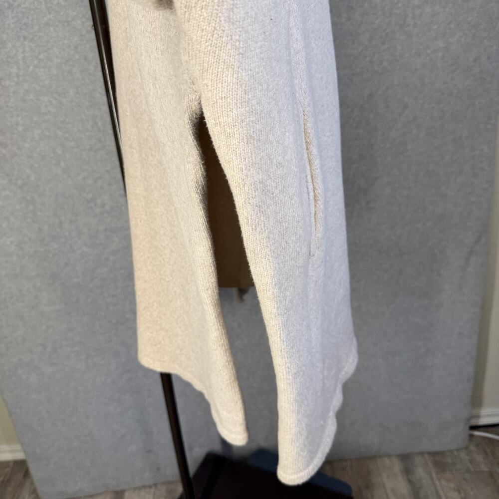 Eileen Fisher Tan Open Front Cardigan Sweater Shrug M/L Italian Yarn Boho - Picture 5 of 9